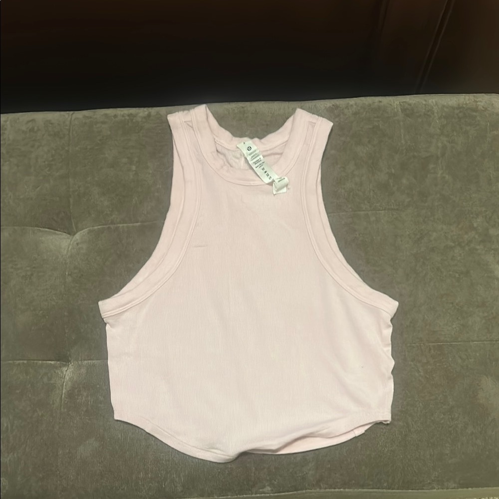 Lululemon ribbed cropped Sleeveless Top